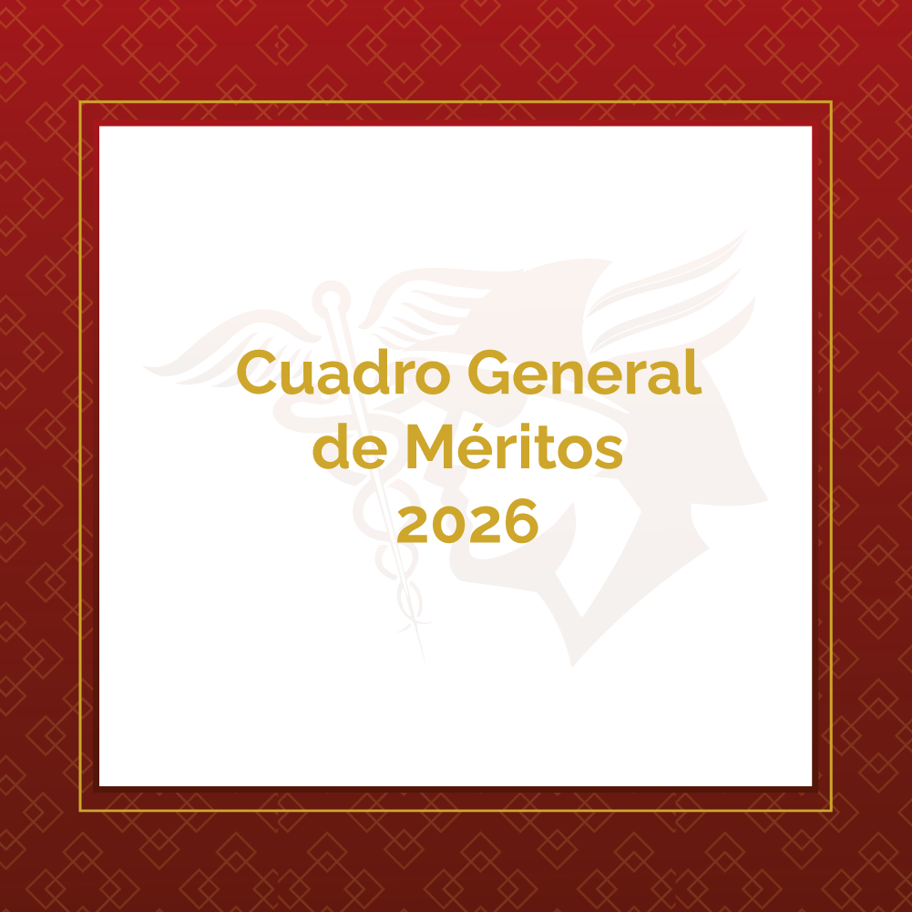 Cuadro General de Méritos 2026